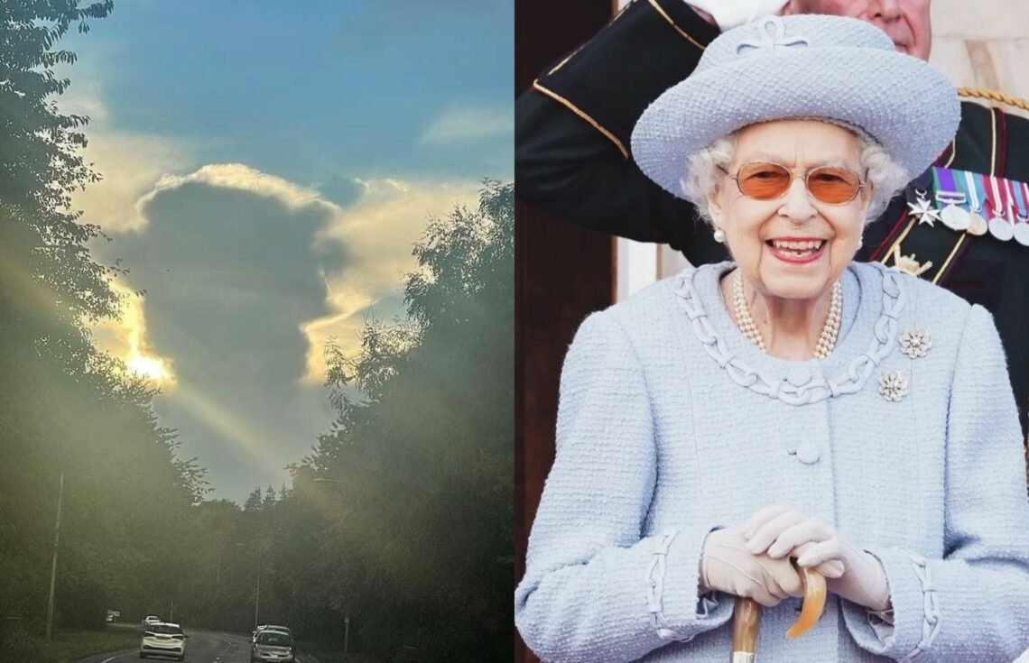 Mulher fotografa nuvem horas após morte de Elizabeth II e aponta semelhança com a rainha